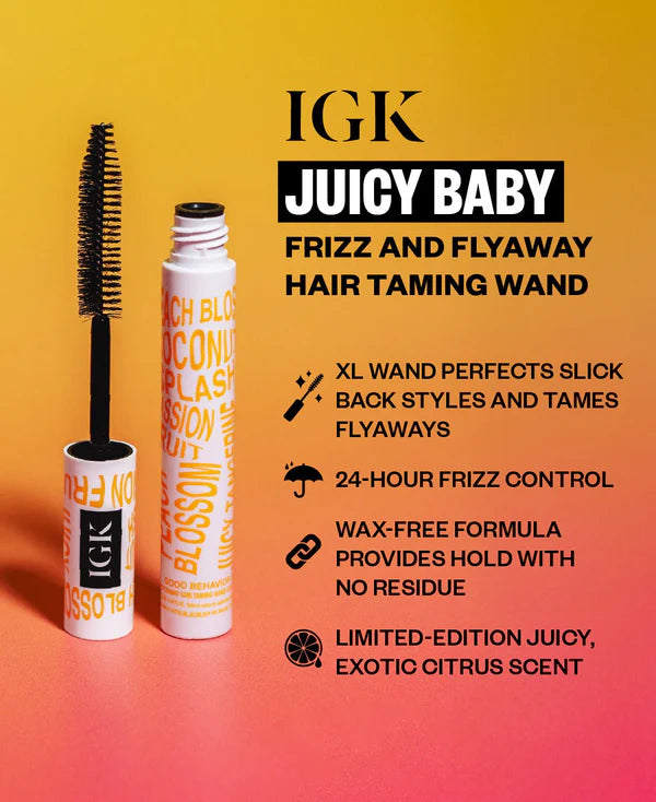 IGK™ Lightweight Gel Hair Taming Wand, Juicy Baby Scent